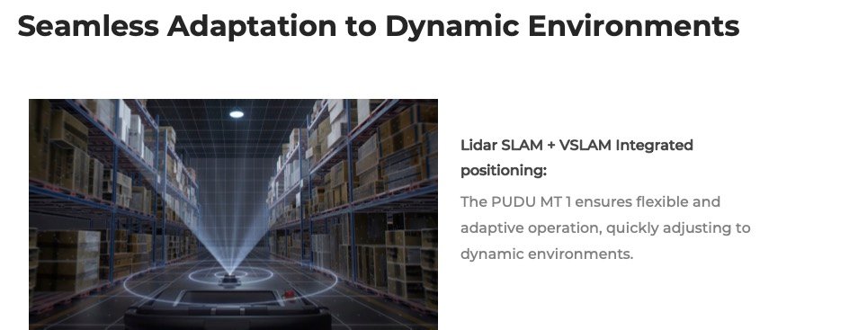 PUDU MT1 seamless adaptation to dynamic environments