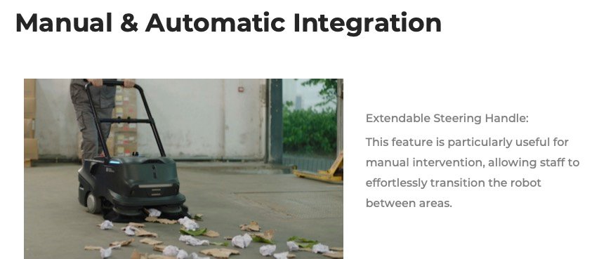 PUDU MT1 manual and automatic integration