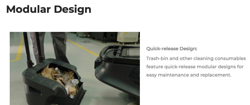 PUDU MT1 modular design