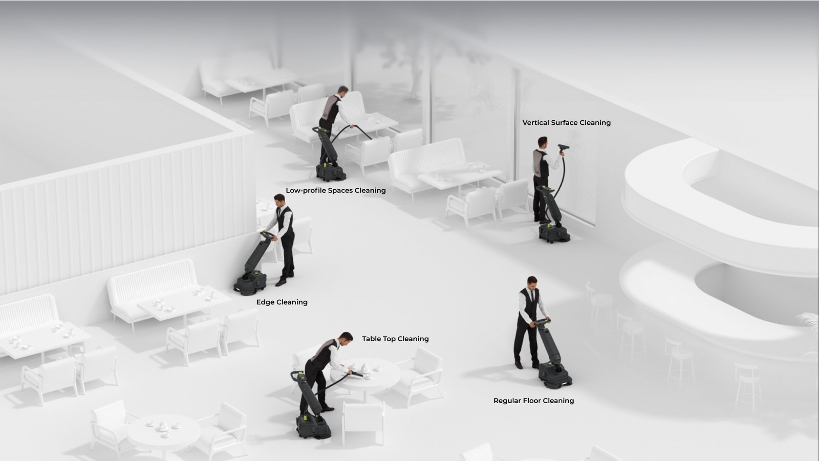 Multidimensional cleaning