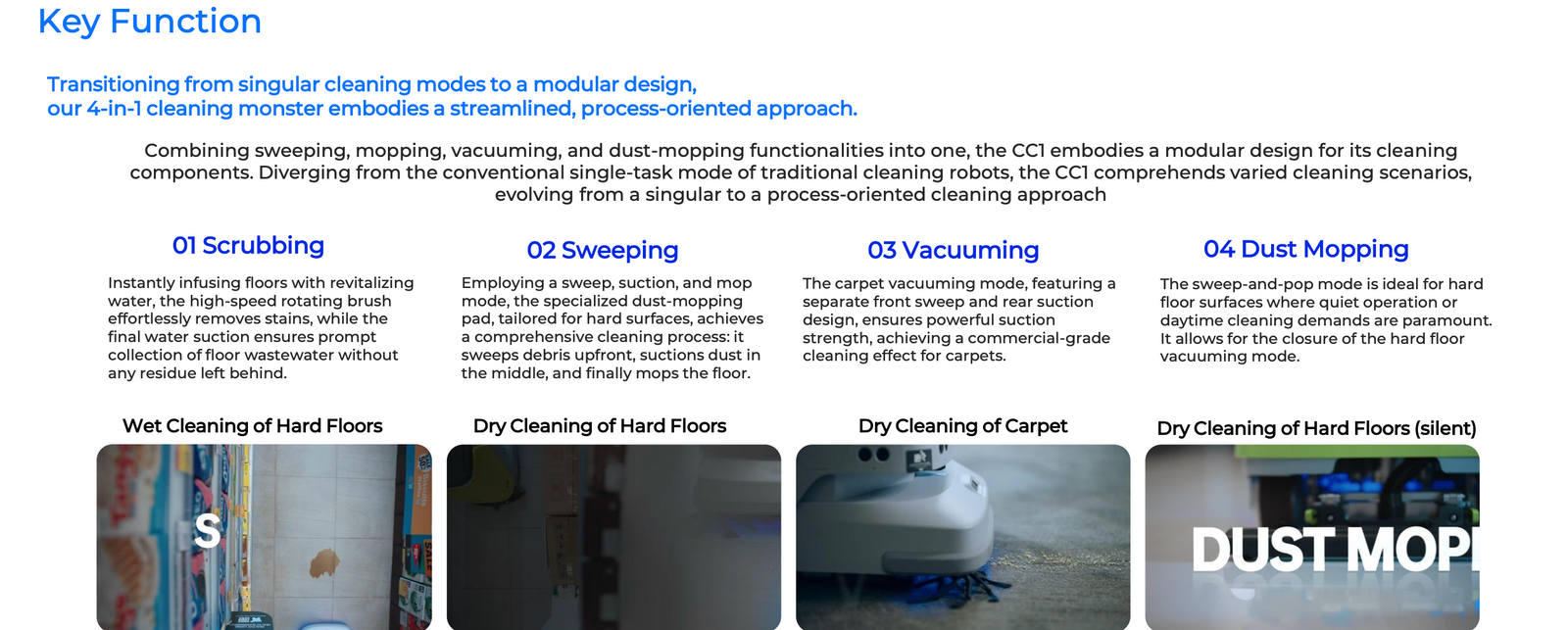 Retail key function overview
