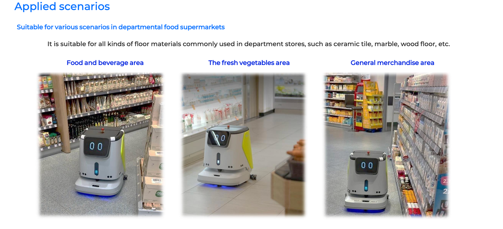 Retail applied scenarios